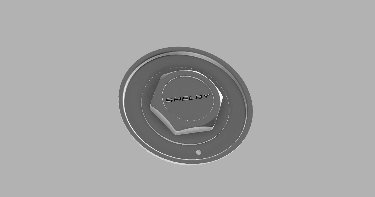 Shelby Wheel Caps 3d model