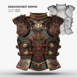 Dragoncrest Armor 3d model