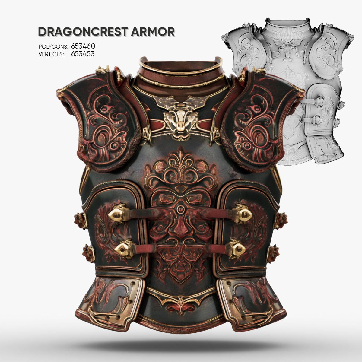 Dragoncrest Armor 3d model