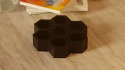 Honeycomb Jewelry Organizer 3d model