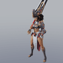 Woman Warrior 3d model