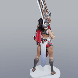 Woman Warrior 3d model