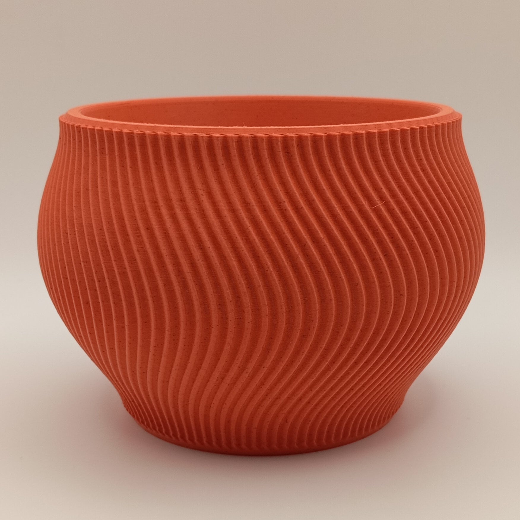 Cache-pot Spirale Organique 3d model