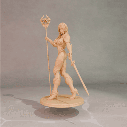 Enchanting Warrior Woman 3d model