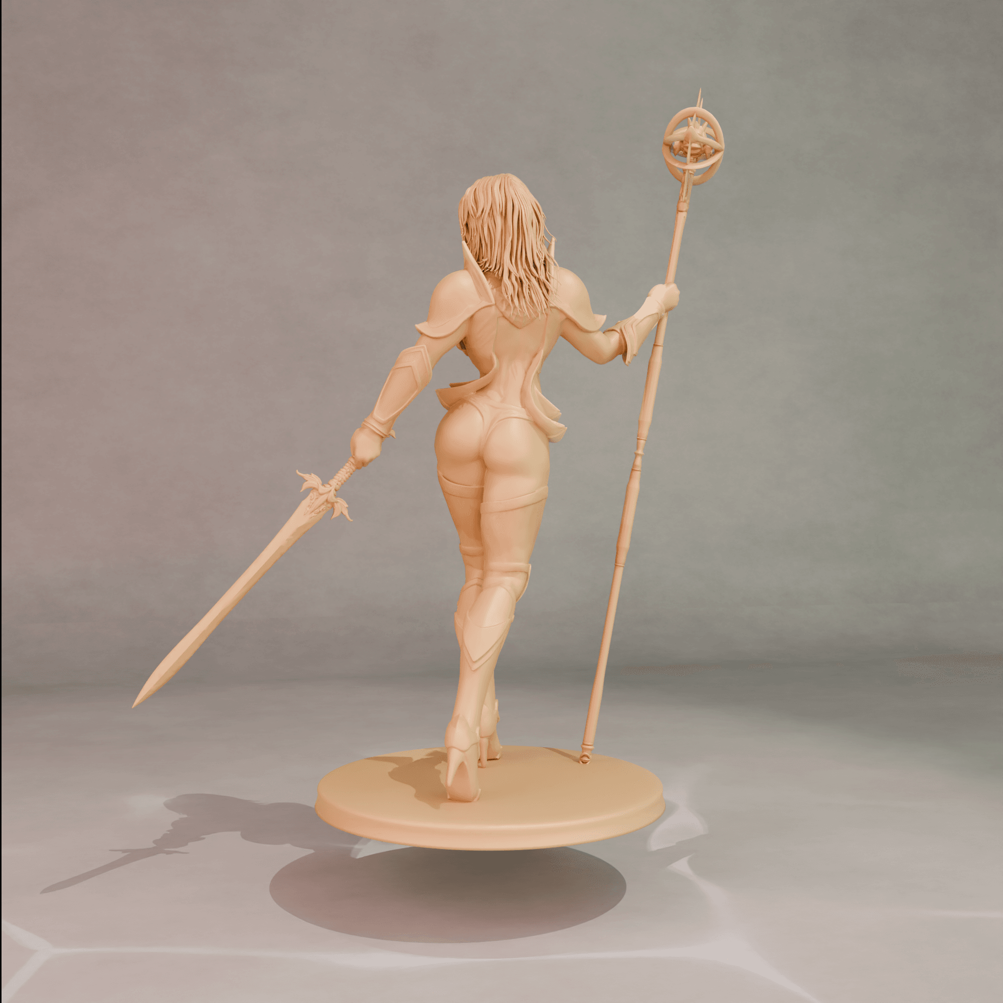 Enchanting Warrior Woman 3d model