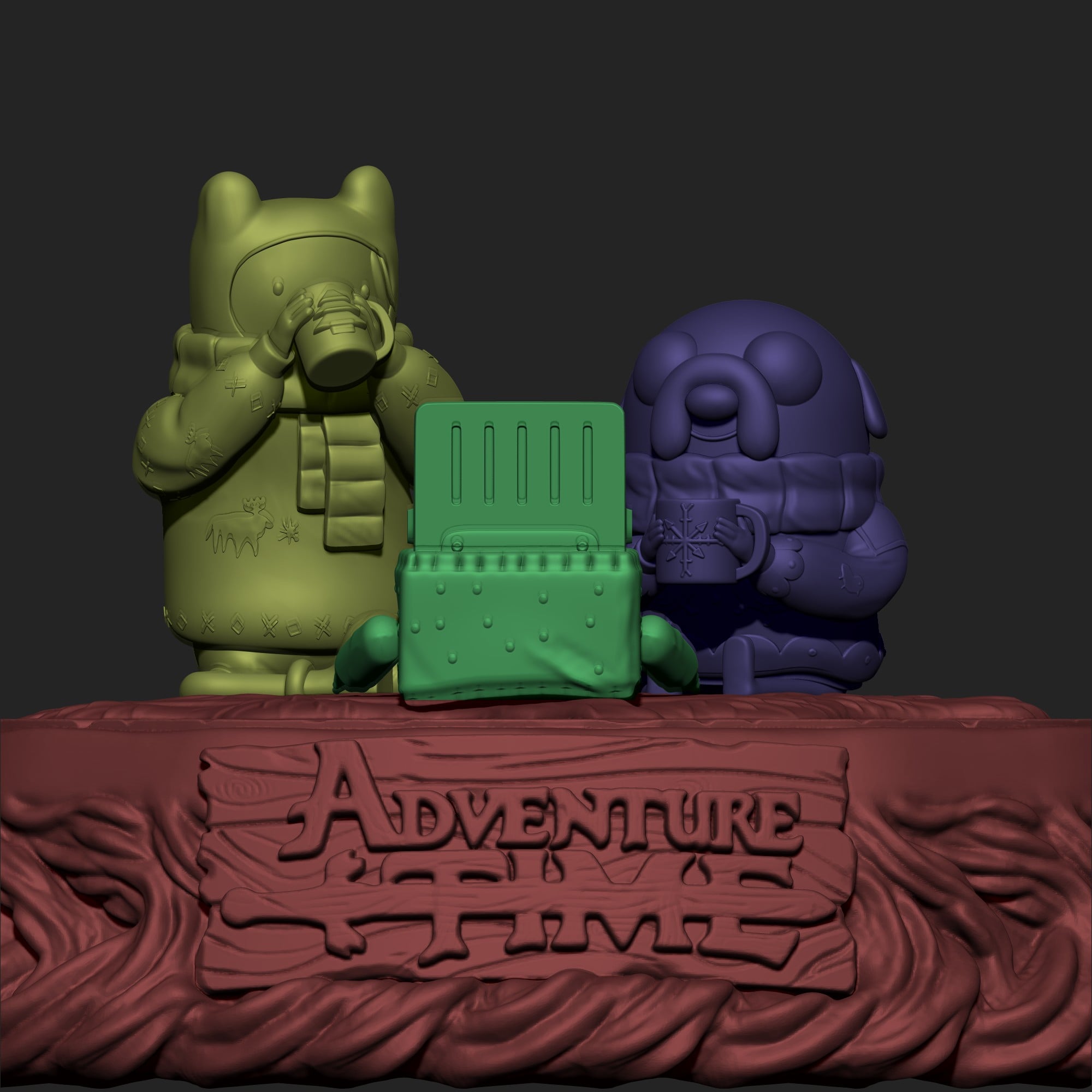 Adventure Time winter 3d model