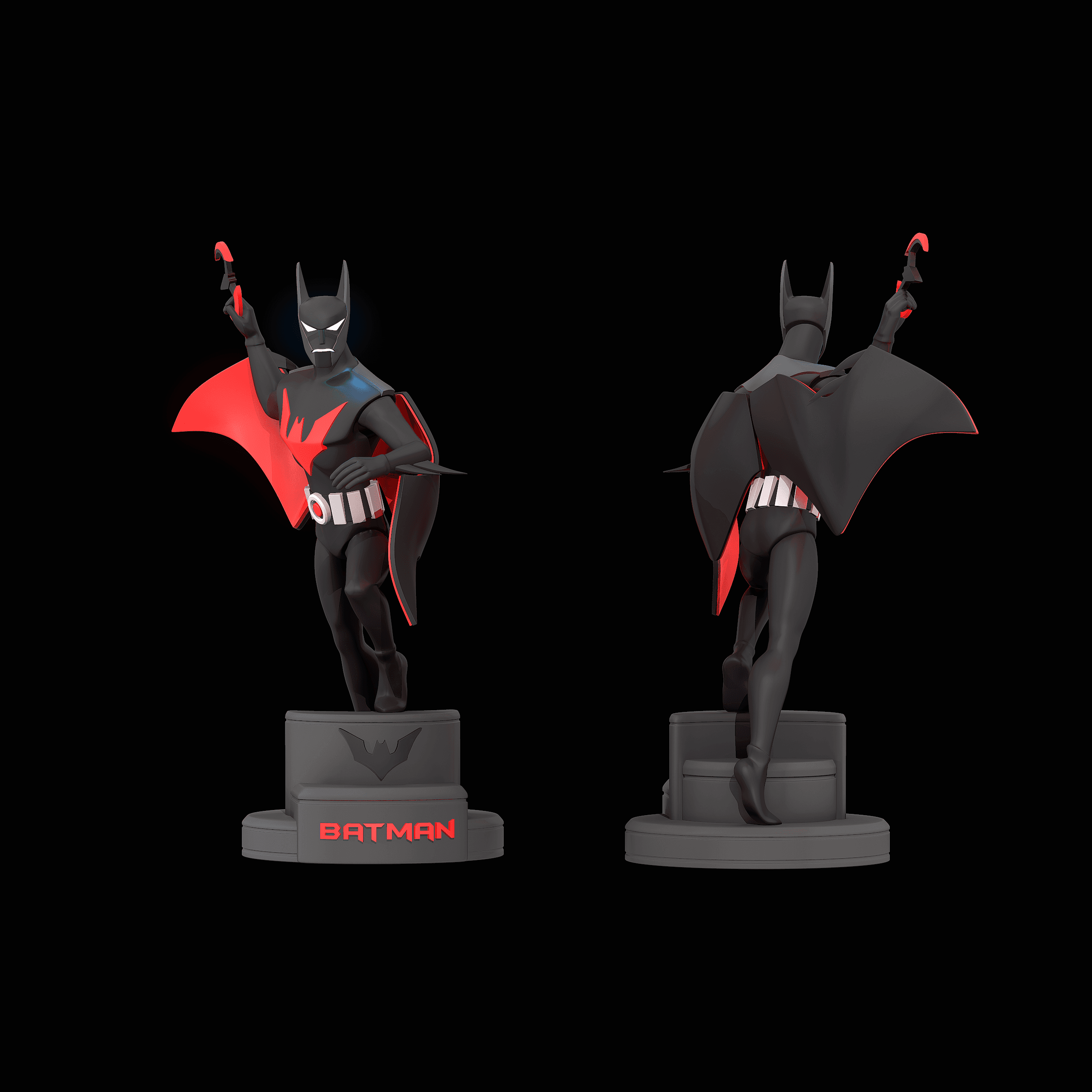 Batman Beyond Statue 3d model