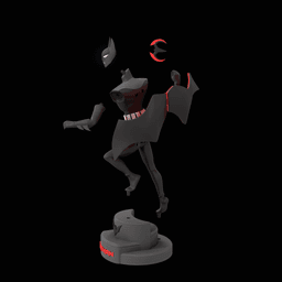 Batman Beyond Statue 3d model
