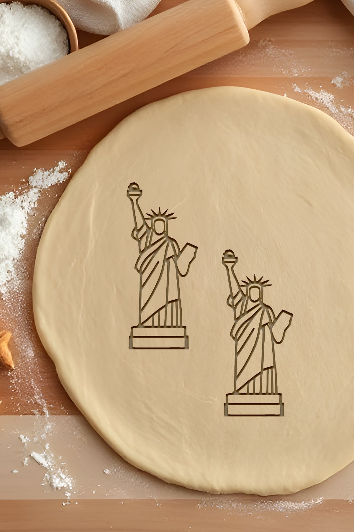 Statue Of Liberty Cookie Cutter, Biscuit Cutter 3d model