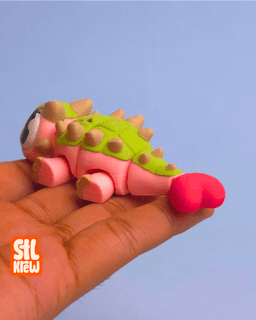 Cute articulated Ankylosaurus - Ankloo 3d model