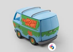 Foldable Mystery Machine - Scooby Doo 3d model