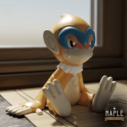 391. Monferno - Basic & Ornamental - Pokemon 3d model