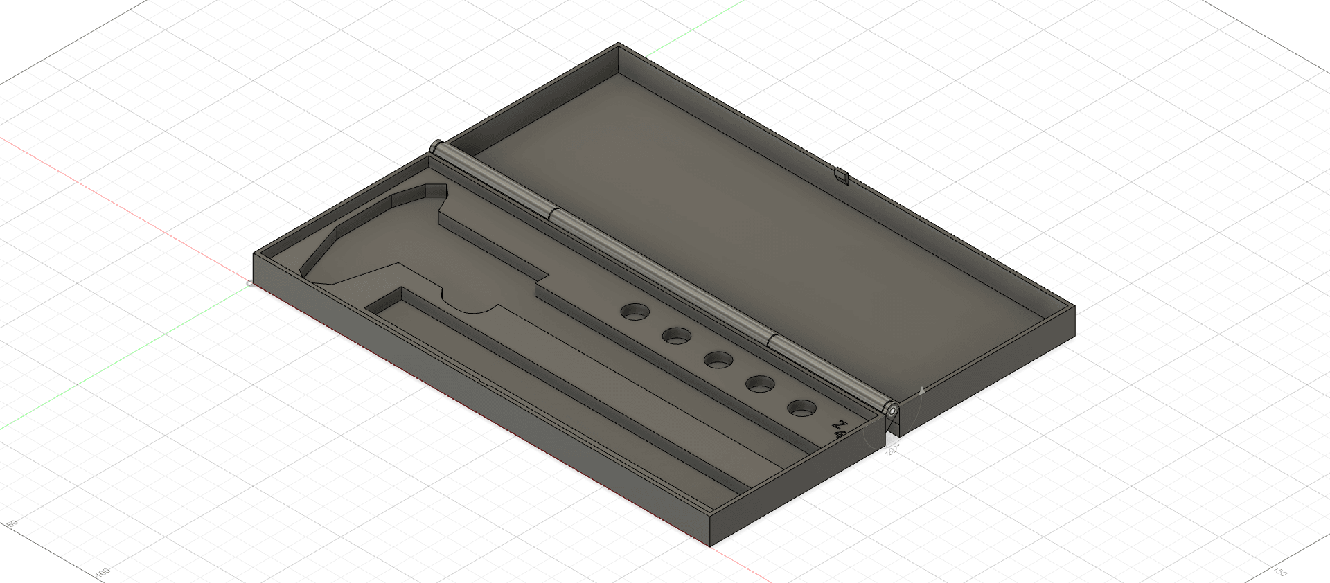 Parametrised Vernier Caliper Case 3d model