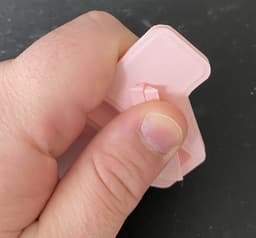 Simple Adhesive Wall Hook 3d model