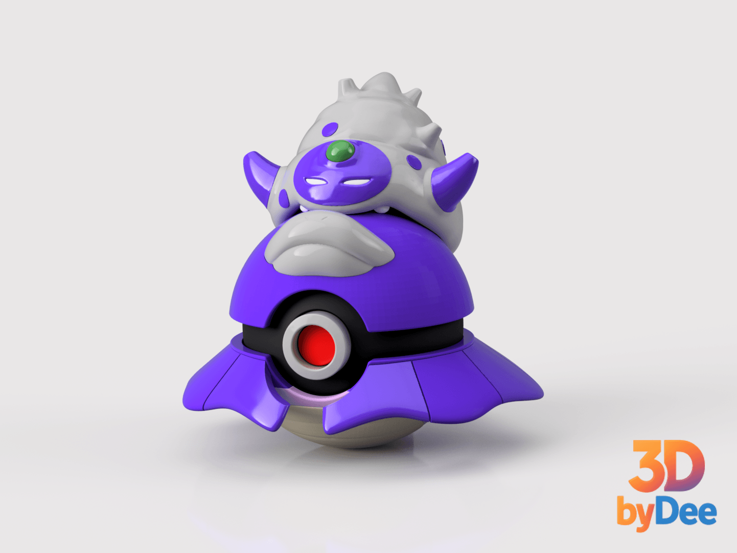 Slowking Galarian Poke Ball 3d model
