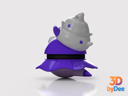 Slowking Galarian Poke Ball 3d model
