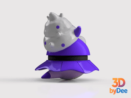 Slowking Galarian Poke Ball 3d model
