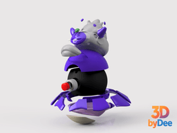 Slowking Galarian Poke Ball 3d model