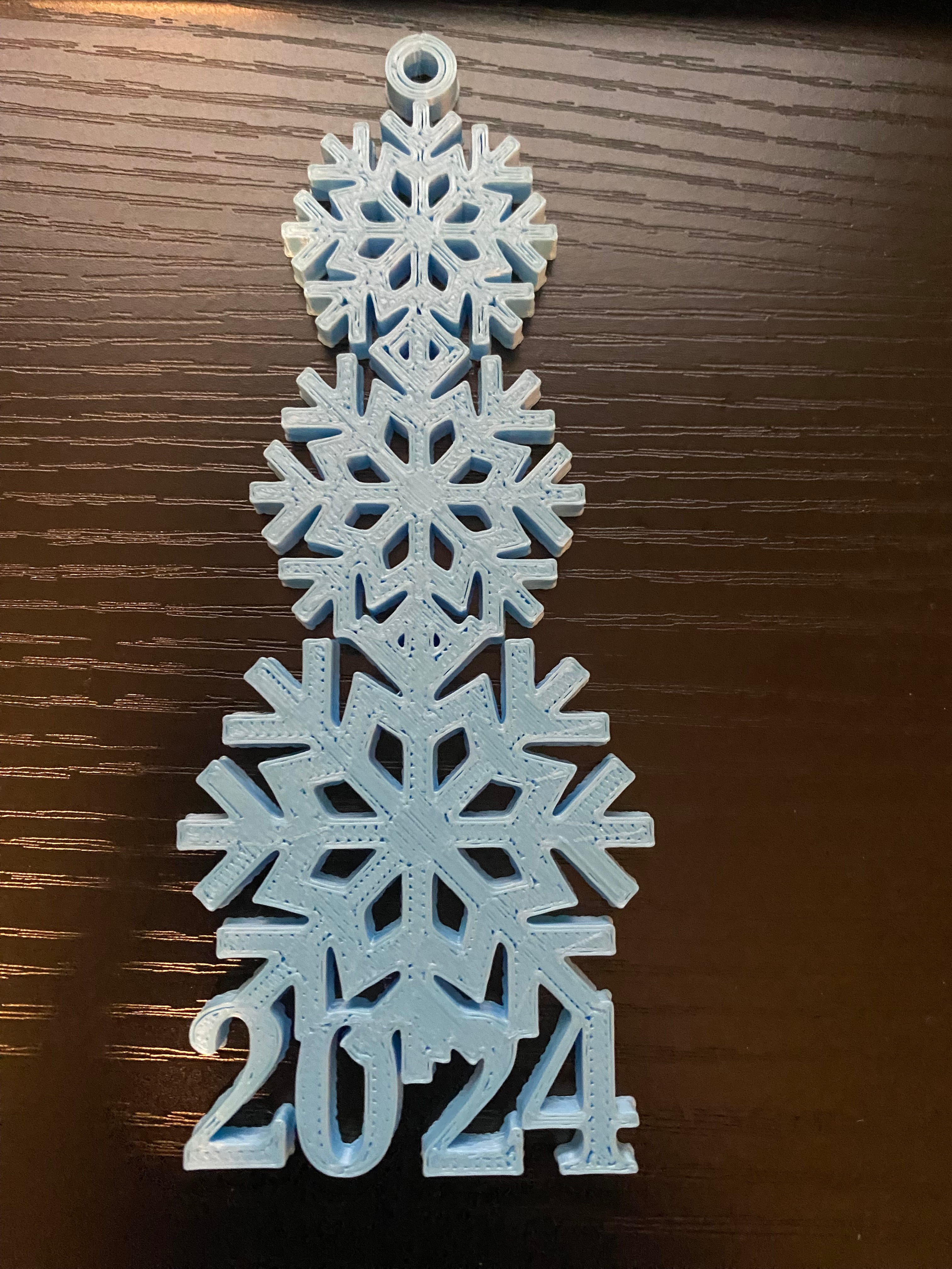 2024 ornament 3d model