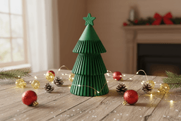 Christmas Tree 3 Parts 3d model