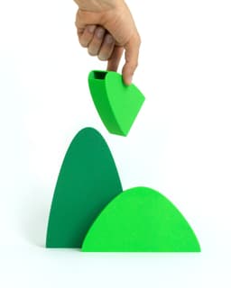 Flatland // Hill Vases 3d model