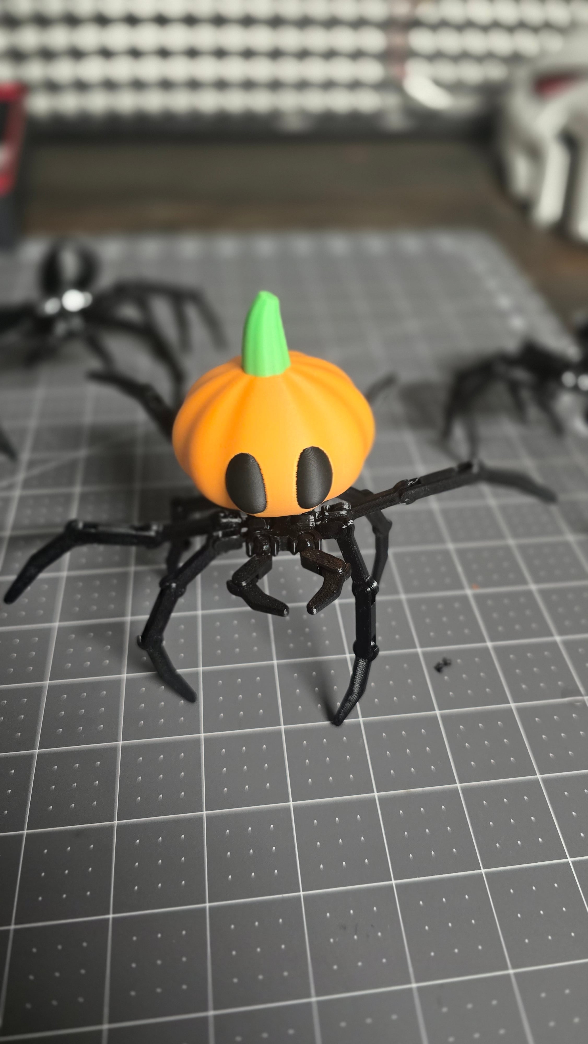 Articulated Pumpkin Spider. 3d model
