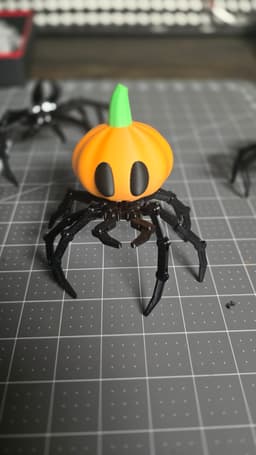 Articulated Pumpkin Spider. 3d model