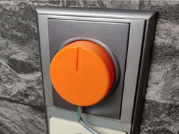 Wheel for light switch Dimmer (requires threaded inserts) 3d model