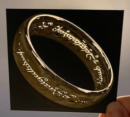 One Ring - Dual Print and Lithopane - Hueforge Print 3d model