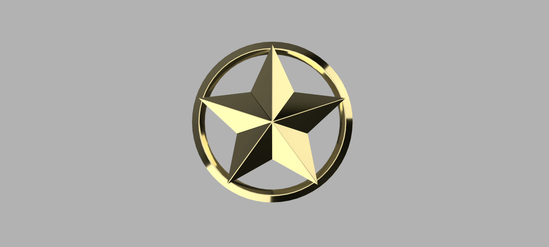 FFVII: Rebirth - Mayors Star Badge 3d model