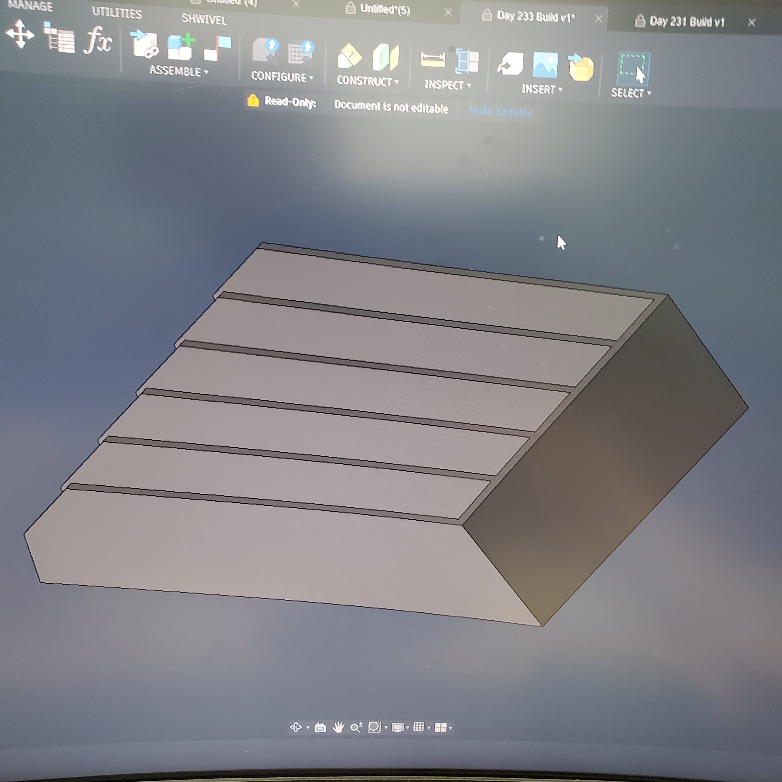 Parametric Game Case Holder 3d model