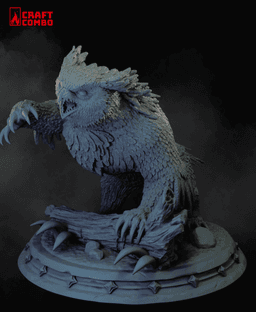 D&D Mini - Owlbear, Creatures 3d model