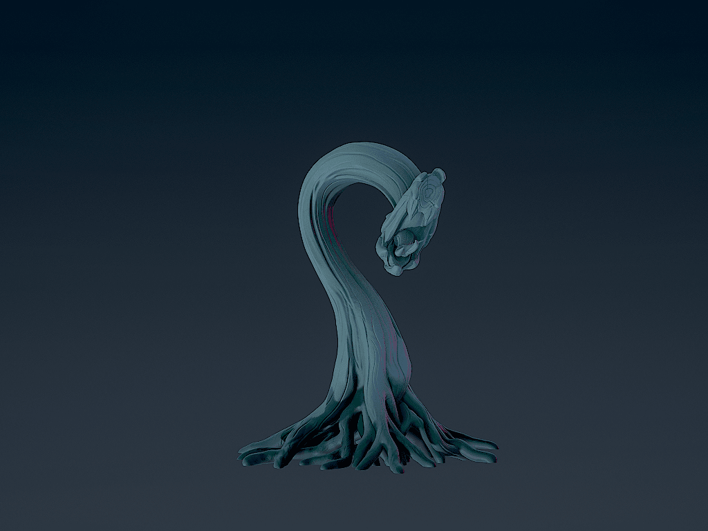 Wood Worm 3d model