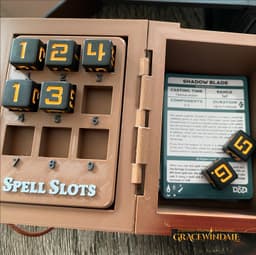 Dice Case & Spell Slot Tracker 3d model