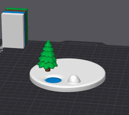 Christmas tree cup holder 3d model