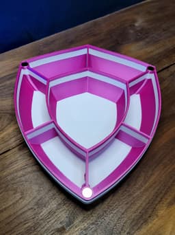 Shield Dice Storage Pack 1 with Stand 3d model