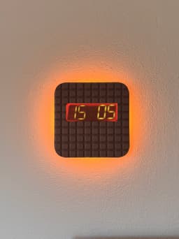 Chocolate Wall Clock 3d model