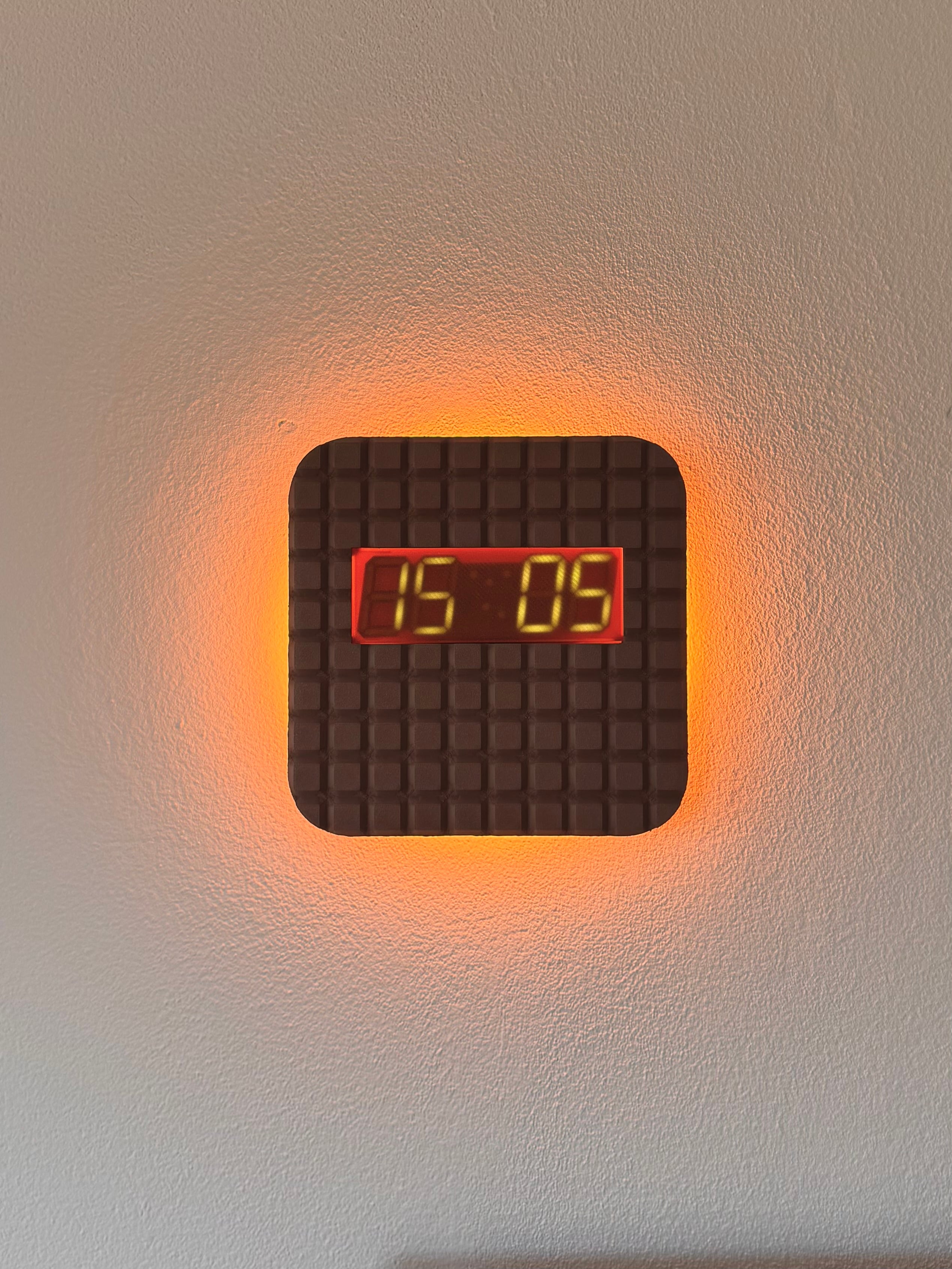 Chocolate Wall Clock 3d model