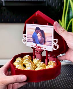 Heart Box - Love Photo Frame 3d model