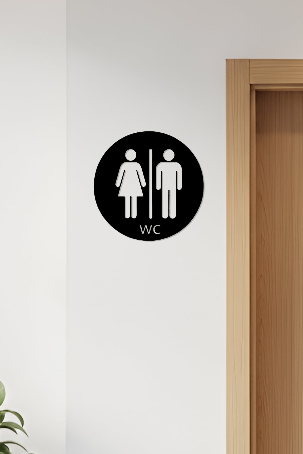 WC, Toilet Sign, Restroom 3d model