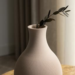 Flower Vase SORA - Round Decoration Vase 3d model