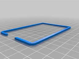Retro style business card holder 3d model