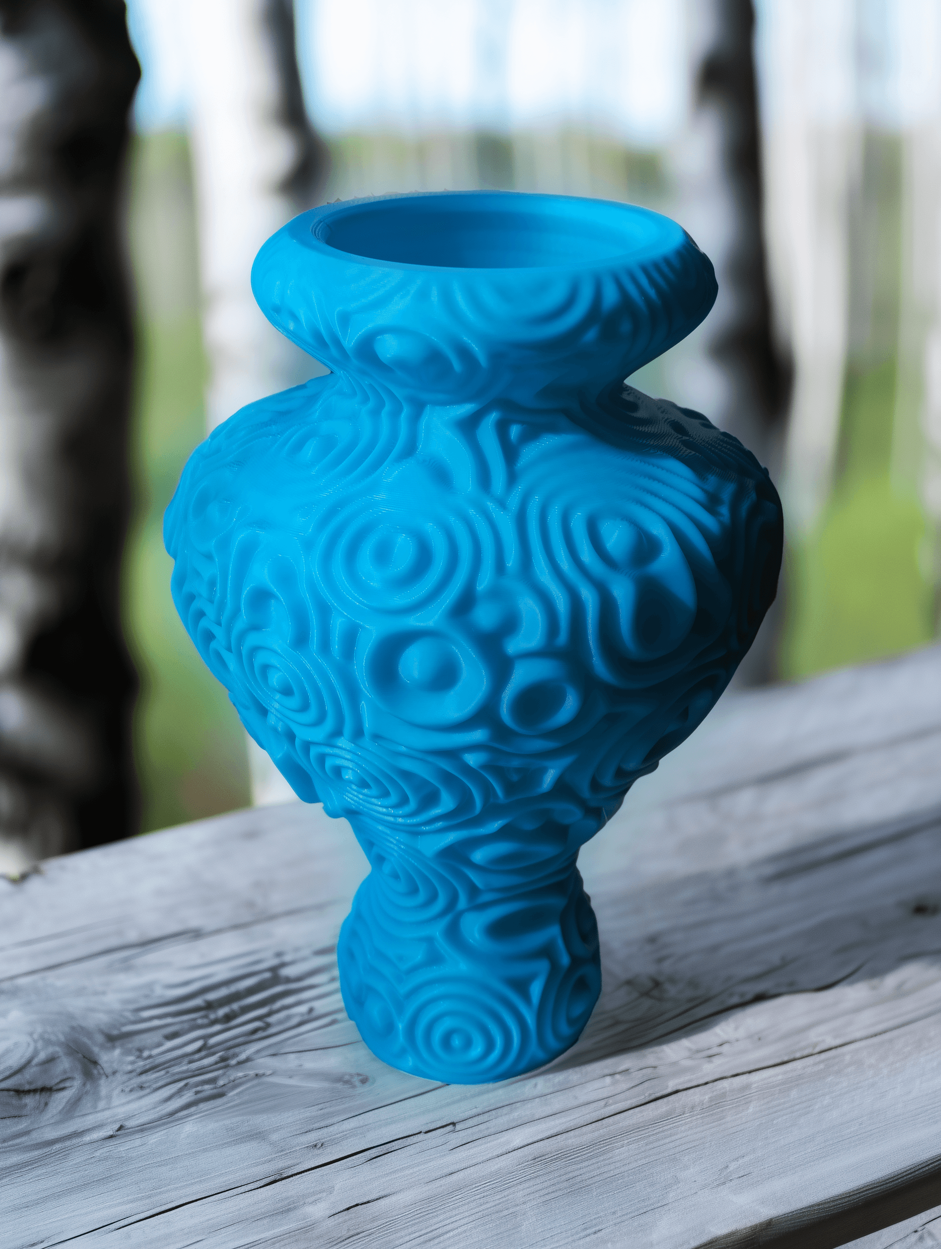 Downpour Vase - Ripple Water Vase 3d model