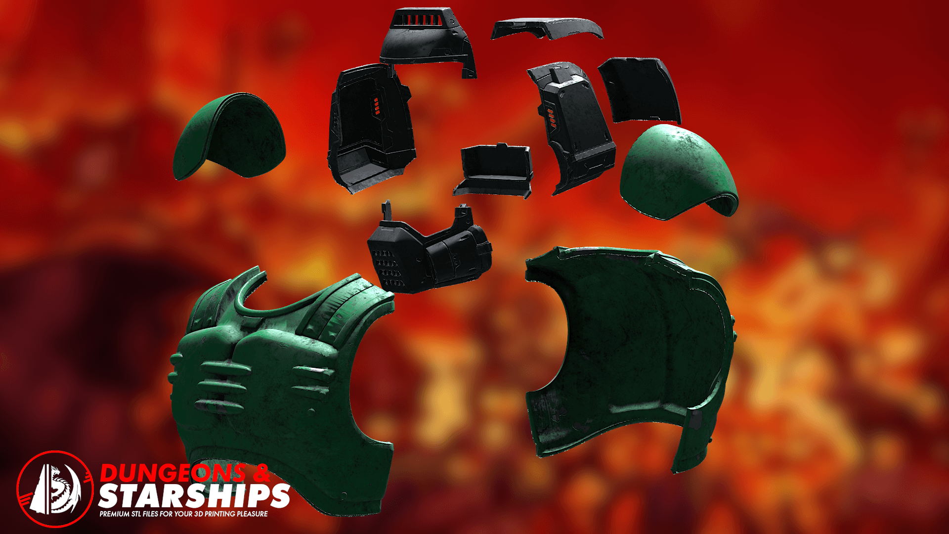 Doomguy Classic Armor - Doom 3d model