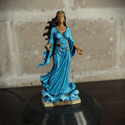 Yemanja yoruba goddess statue 3d model