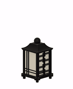 Japanese Shoji Lamp 3d model