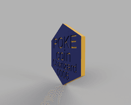 Charizard Pokemon PokeCoin 3mf 3d model