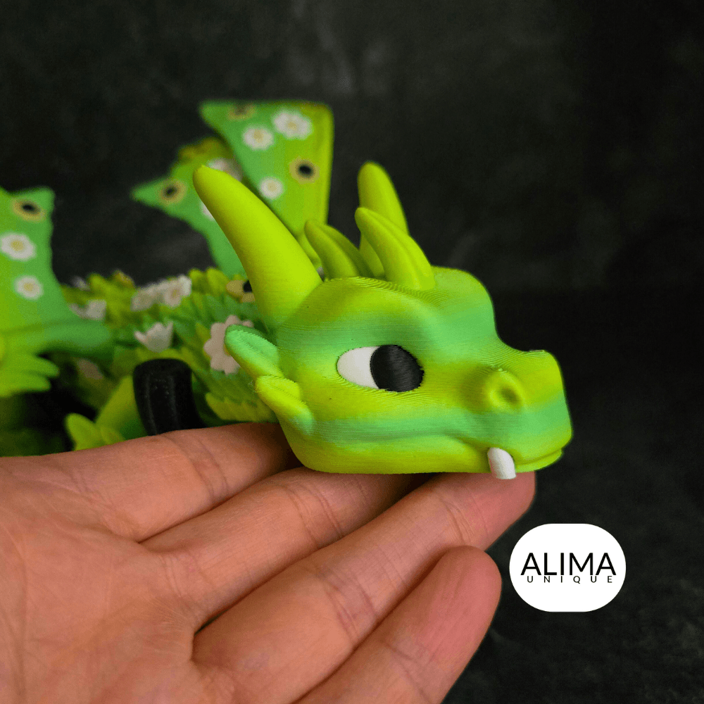 Flower Meadow Dragon Flexi / Large 3d model