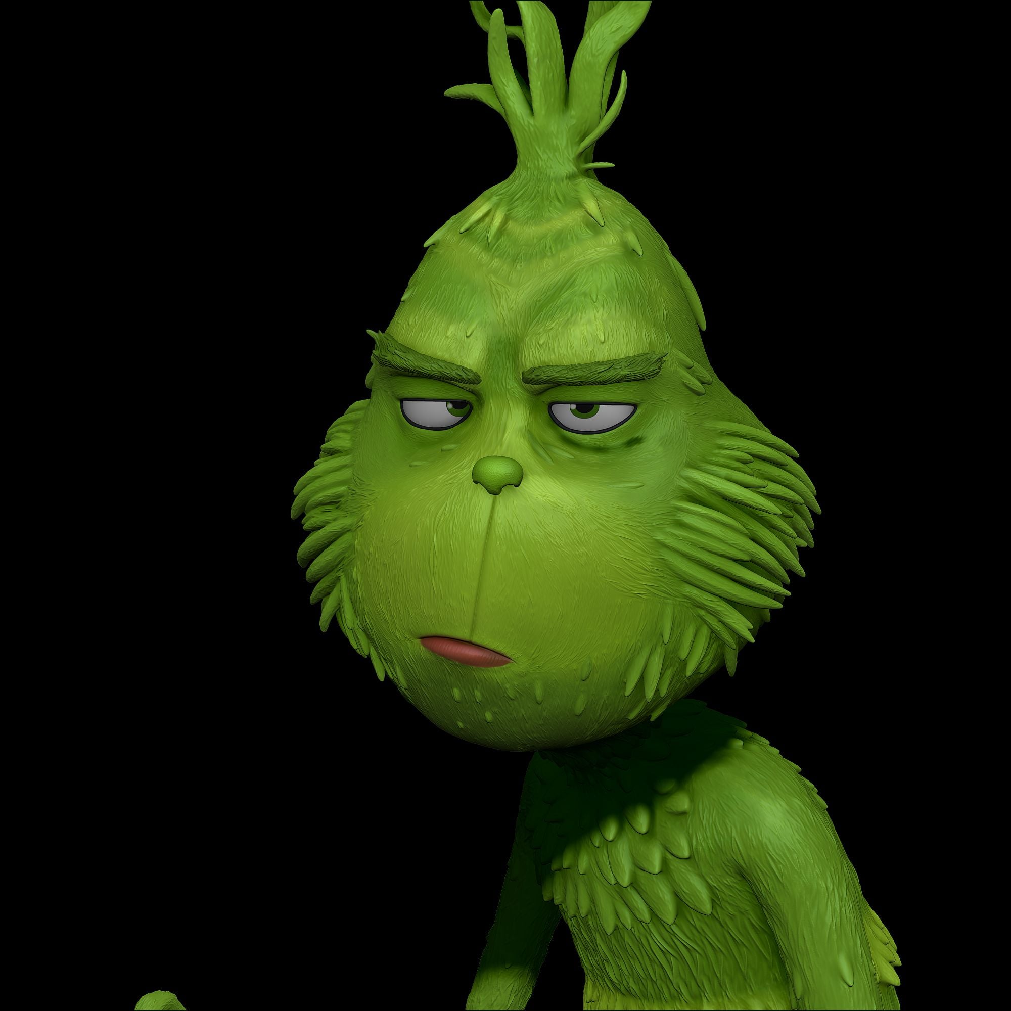 Grinch's Morning Coffee 3d model