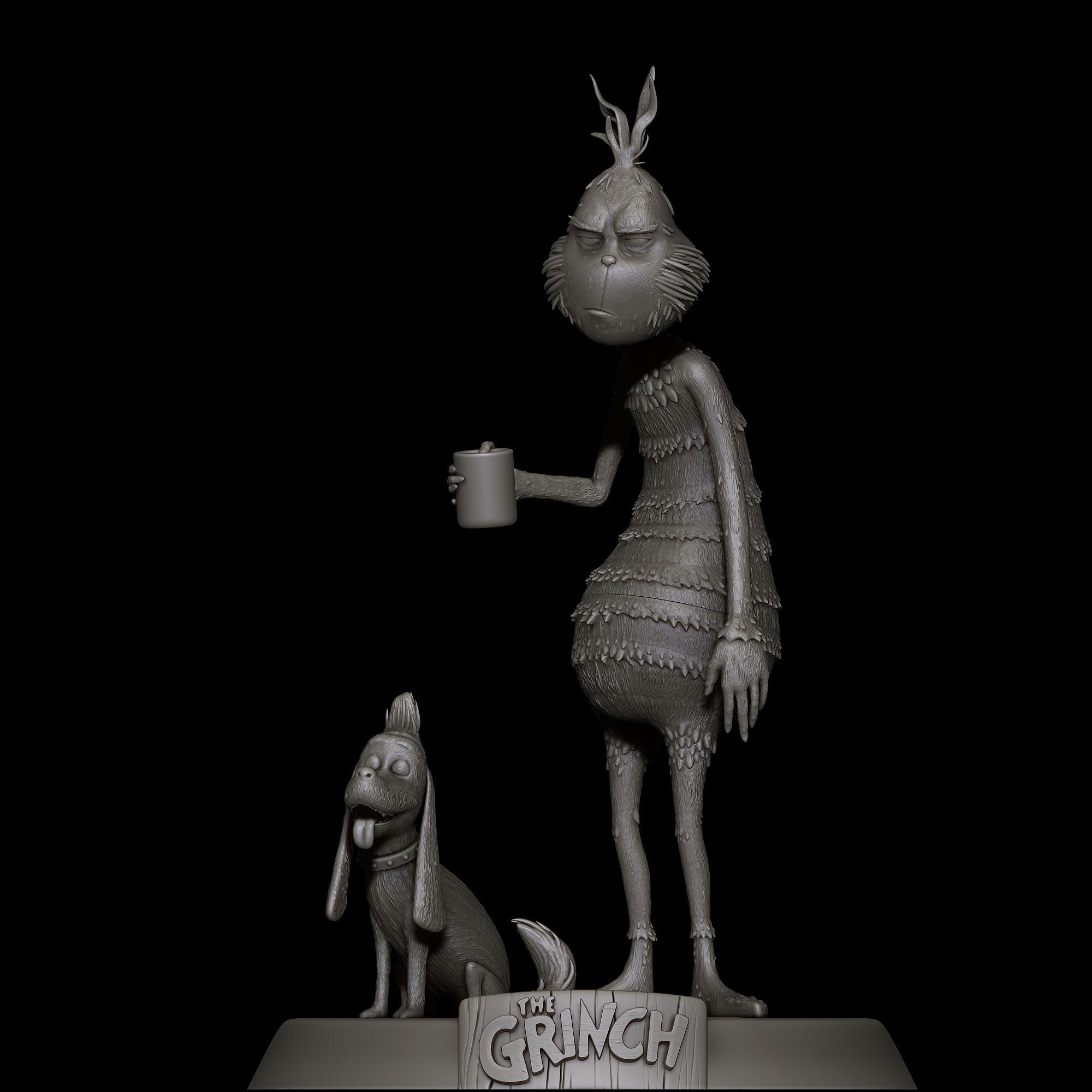 Grinch's Morning Coffee 3d model